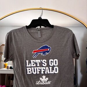Next Level Apparel Gray Buffalo Fan Tee